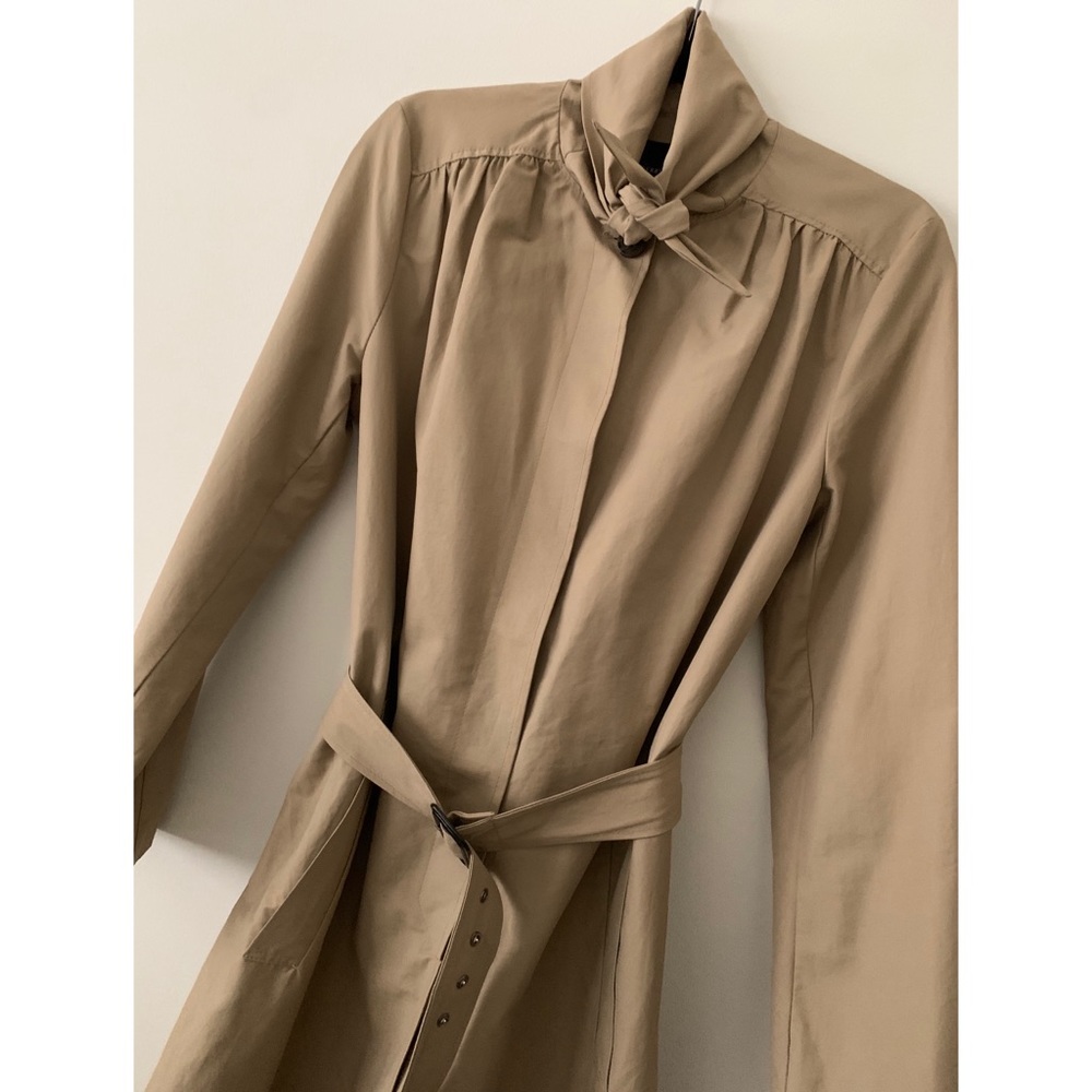 The Frankie Shop Beige Belted Trench Coat - Picture 8 of 11